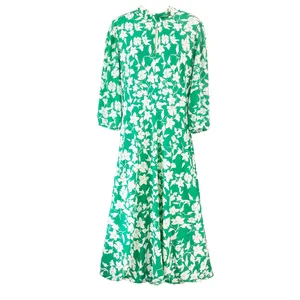 پیراهن زنانه نکست مدل green leaf