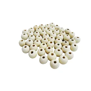 مهره دستبند مدل  چوبی دایره ای کد192بسته 65عددی