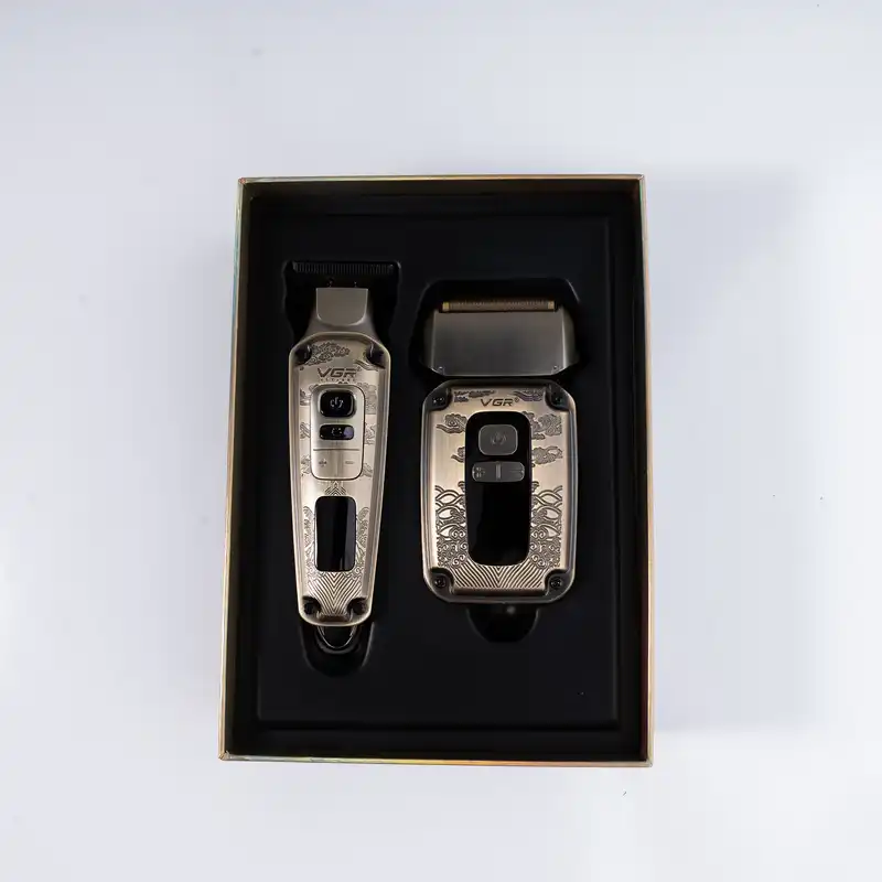 ماشین اصلاح موی سر و صورت وی جی ار مدل V-641 مجموعه دو عددی