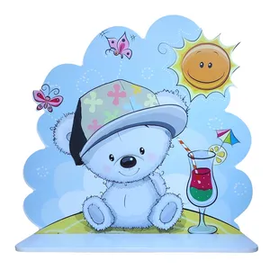 شلف دیواری اتاق کودک مدل خرس