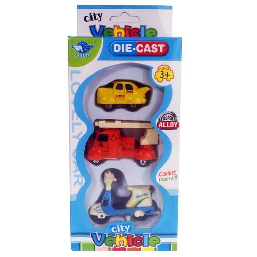 ست ماشین و موتور اسباب بازی فیزو مدل City Vehicle
