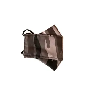 ماسک پارچه‌ای طرح چریکی مدل سه بعدی