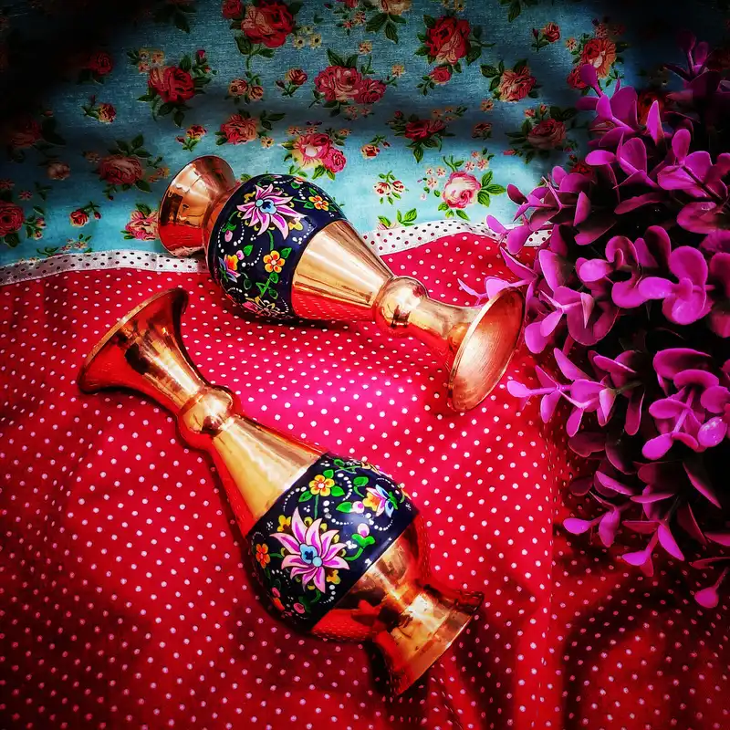 گلدان مسی مدل پرداز کد 1604 بسته دو عددی