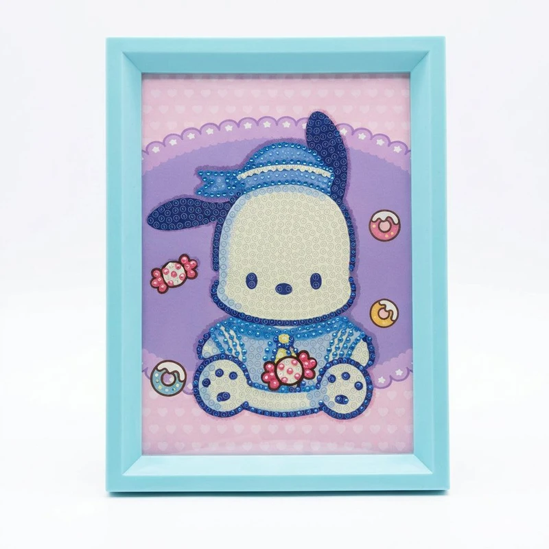 بازی آموزشی مدل تابلو نقاشی الماسی قاب دار طرح سینامورول کد 04