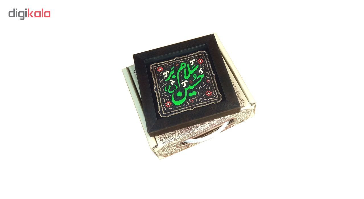 کتیبه نقش برجسته لوح هنر طرح سلام بر حسین علیه السلام کد 145