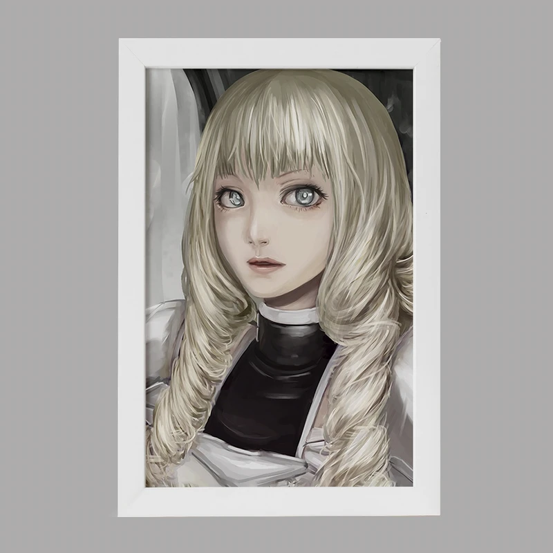 تابلو خندالو مدل آناستازیا انیمه کلیمور کد 33472