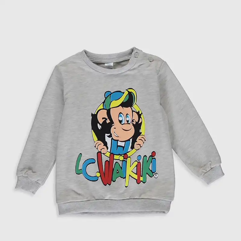 ست سویشرت و شلوار نوزادی ال سی وایکیکی مدل 0SE114Z1