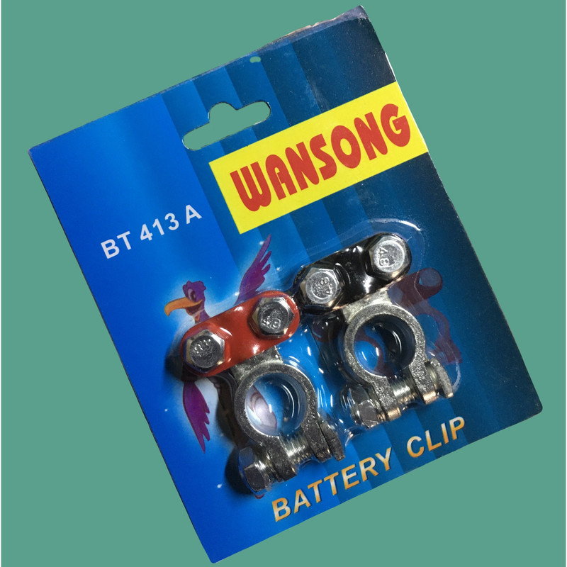 سرباطری خودرو ونسونگ مدل BT413A زینک بسته دو عددی 