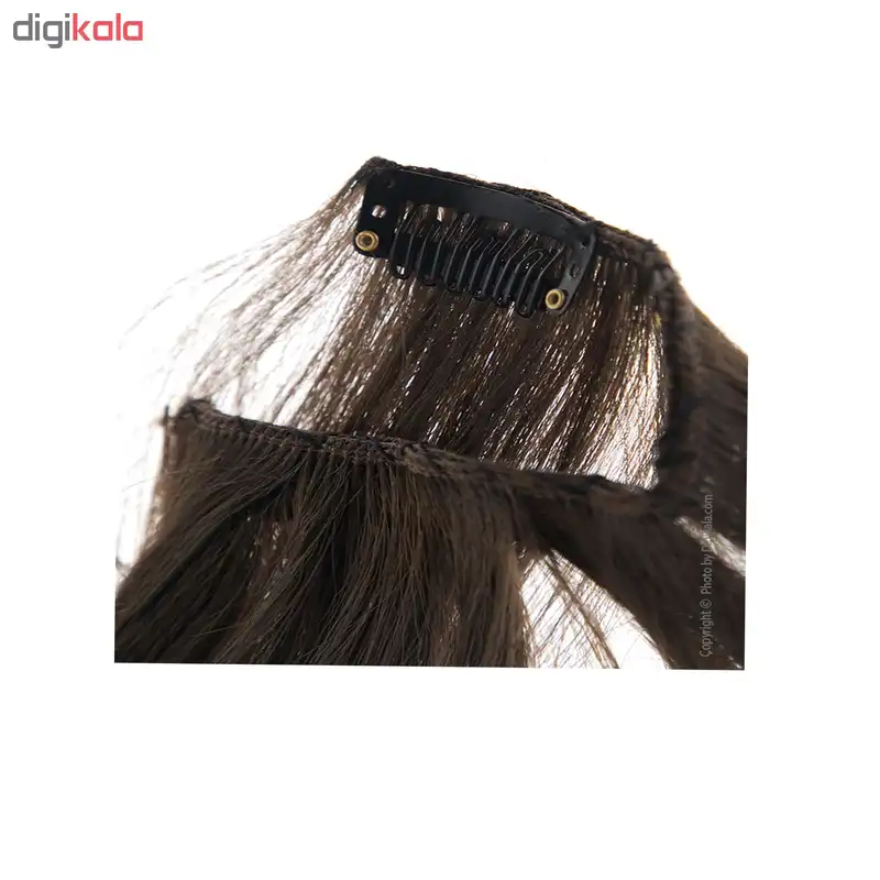 اکستنشن مو گیره دار پوش دار مدل پوش قهوه ای 3041c-5