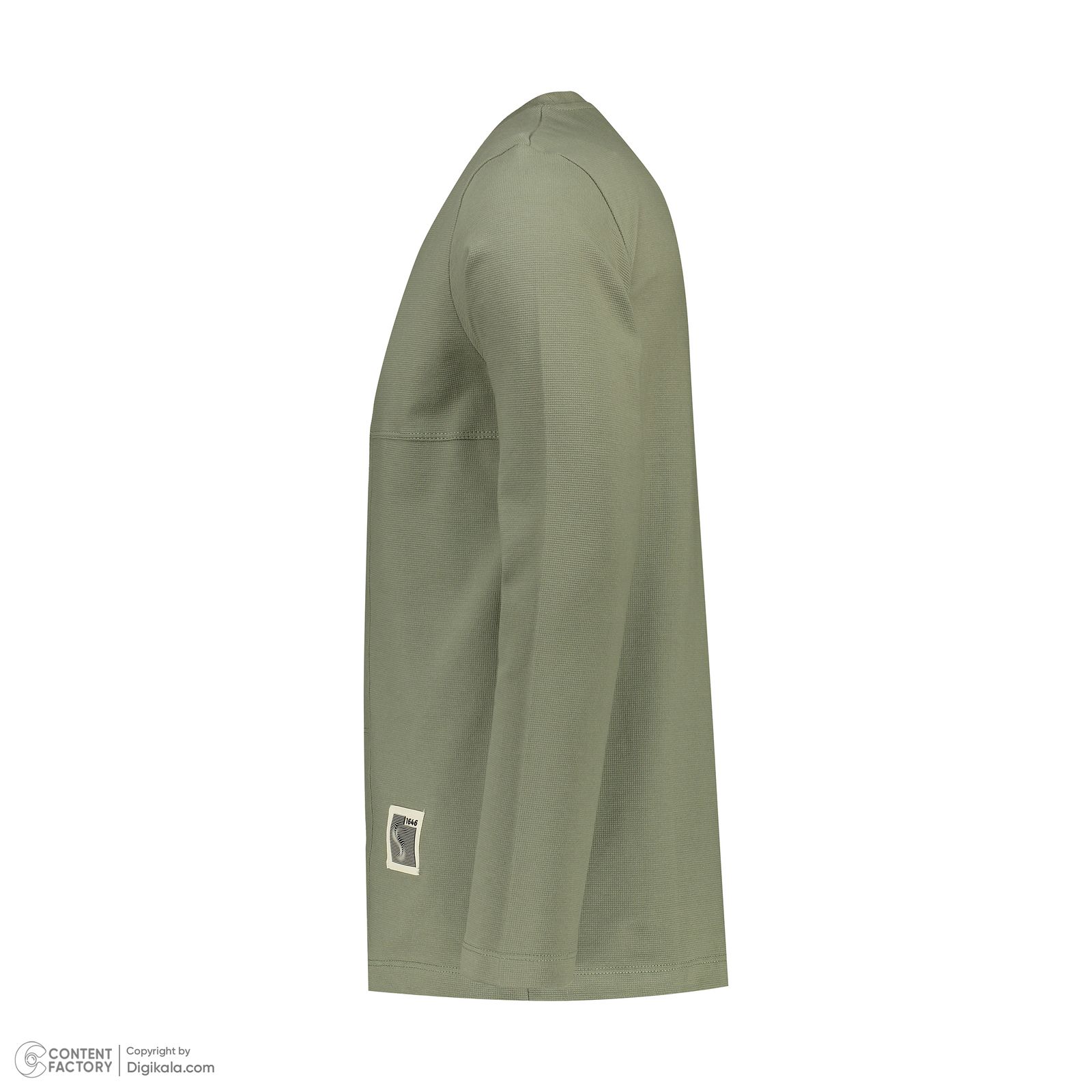 تیشرت آستین بلند یقه گرد مردانه باینت مدل 505 - - 3