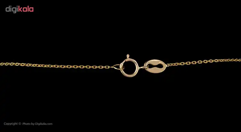 گردنبند طلا 18 عیار طرح بینهایت ساده بهگلد