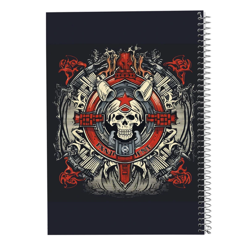 دفتر ژورنال نویسی 50 برگ مدوپد مدل نقطه ای طرح Fullmetal Alchemist کد DF2325