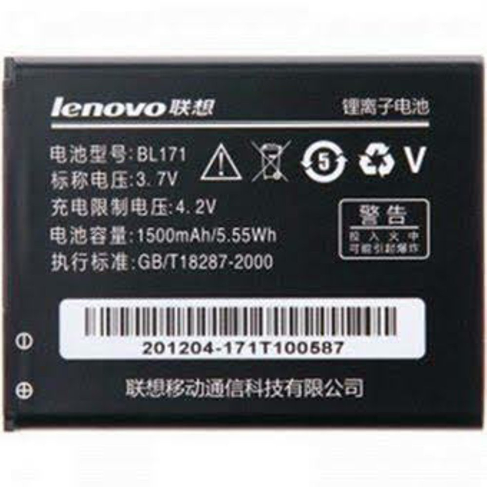 باتری موبایل مدل BL171  ظرفیت 1500 میلی آمپر ساعت مناسب برای گوشی موبایل لنوو A60