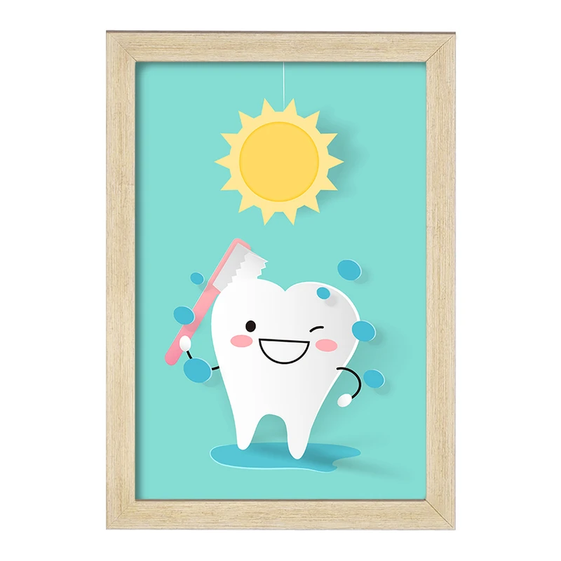 تابلو خندالو مدل دندان و دندان پزشکی کودکانه کد 36747