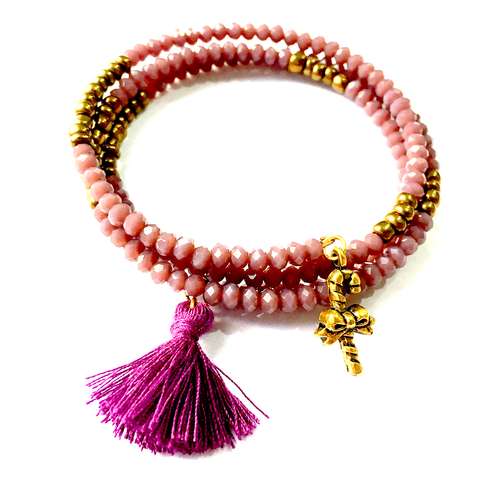 دستبند مهره ای زنانه زیورآلات خرداد کد Khordad_512B 