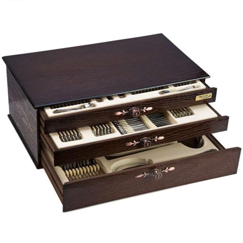 سرویس قاشق و چنگال 116 پارچه ناب استیل مدل Venice سرویس قاشق و چنگال 116 پارچه ناب استیل مدل Venice