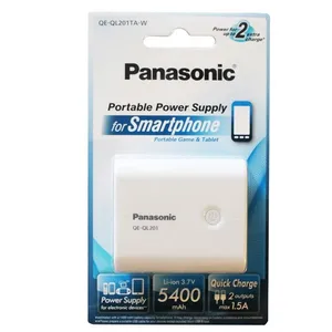 شارژر همراه پاناسونیک مدل QE-QL201TA-W با ظرفیت 5400mAh