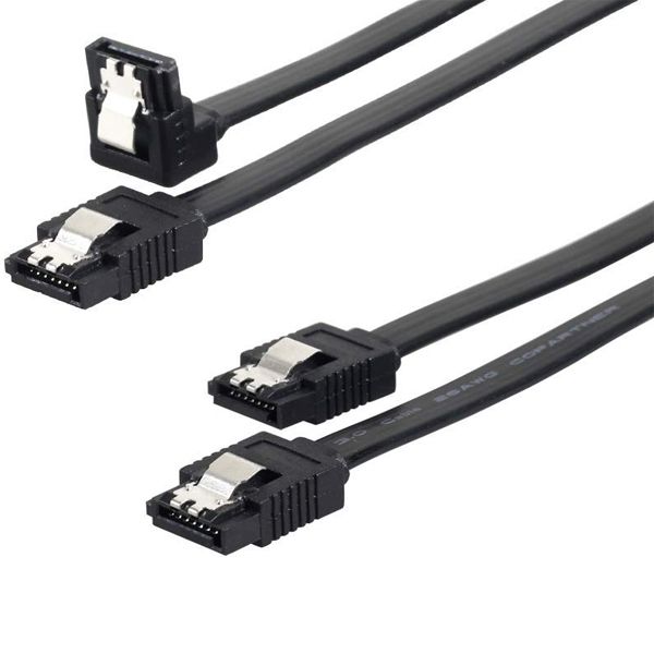 کابل دیتا SATA 3 مدل 12CF1 طول 0.5 متر بسته 2 عددی کابل دیتا SATA 3 مدل 12CF1 طول 0.5 متر بسته 2 عددی