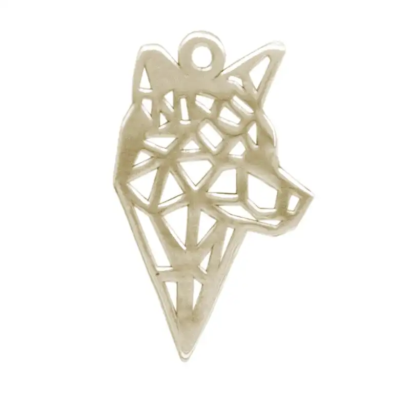 شمش نقره ژابیز مدل اوریگامی گرگ h187