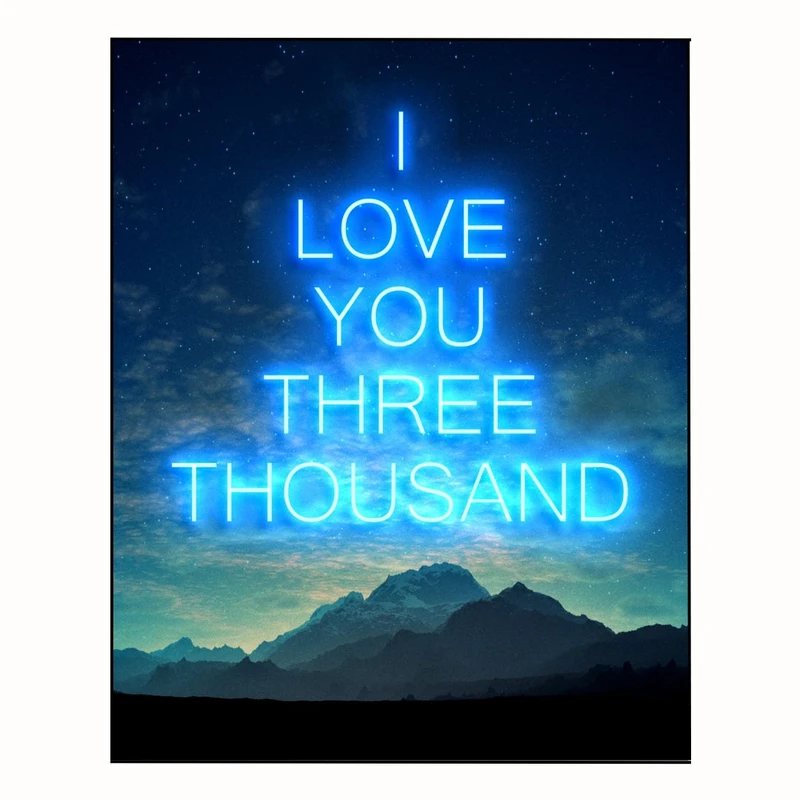 پوستر مدل سه هزار دوستت دارم