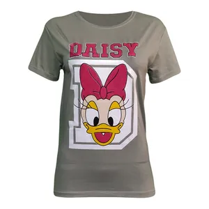 تی شرت آستین کوتاه زنانه مدل کاترین کد 6