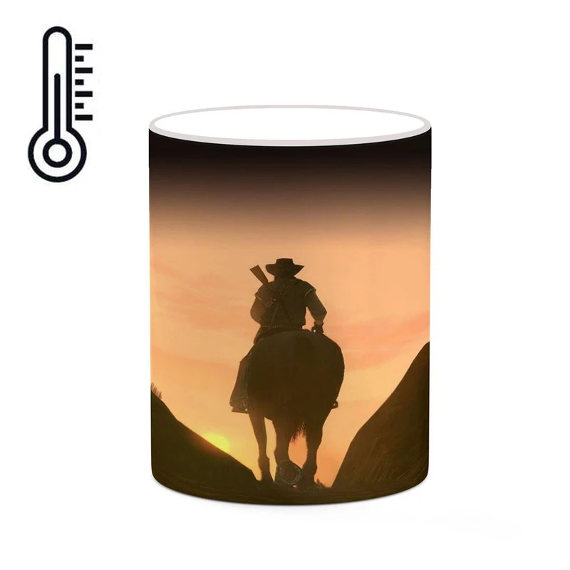 ماگ حرارتی کاکتی مدل بازی رد دد Red Dead Redemption کد mgh30091