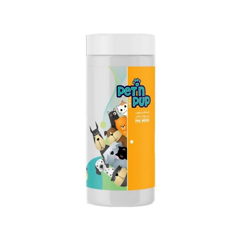 دستمال مرطوب حیوانات خانگی مدل petnpup