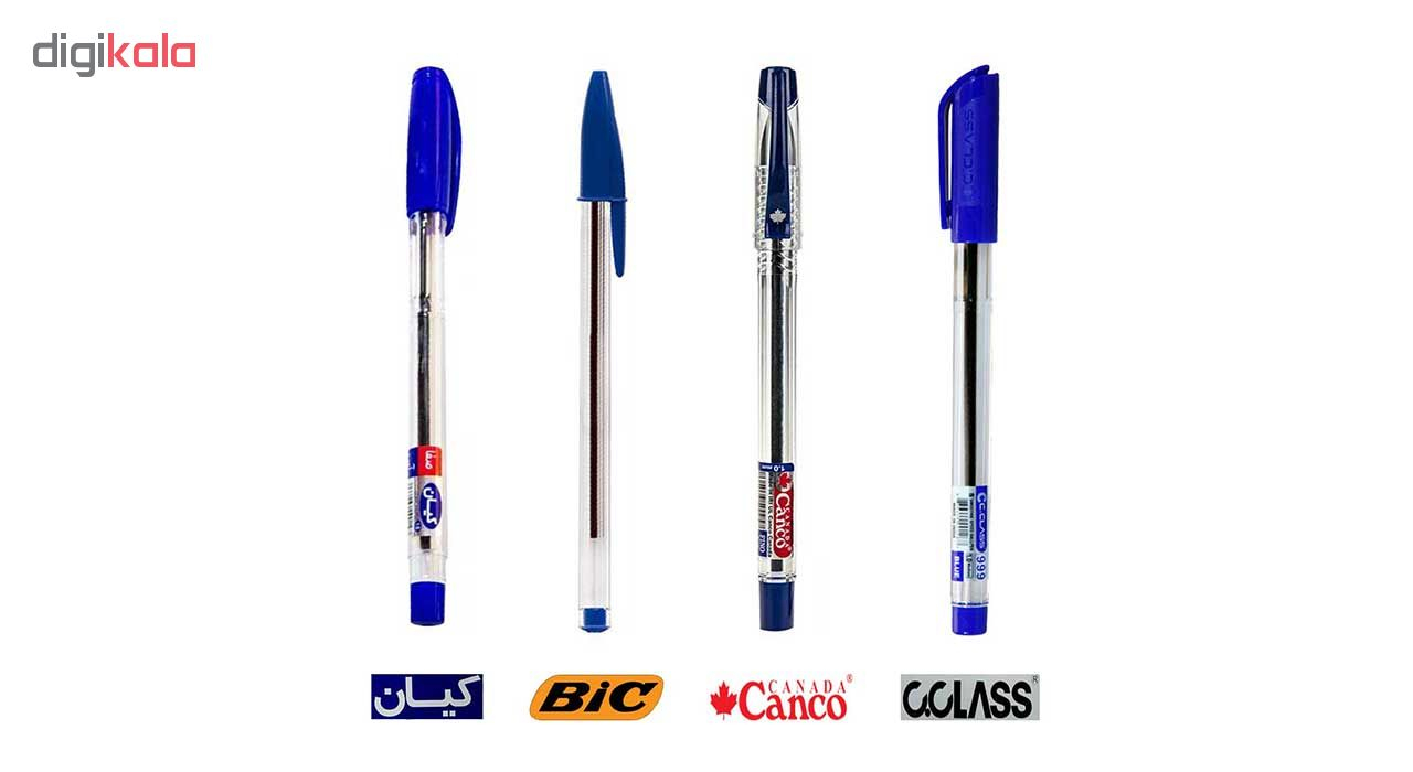 خودکار آبی بسته 4 عددی مدل 1111 خودکار آبی بسته 4 عددی مدل 1111