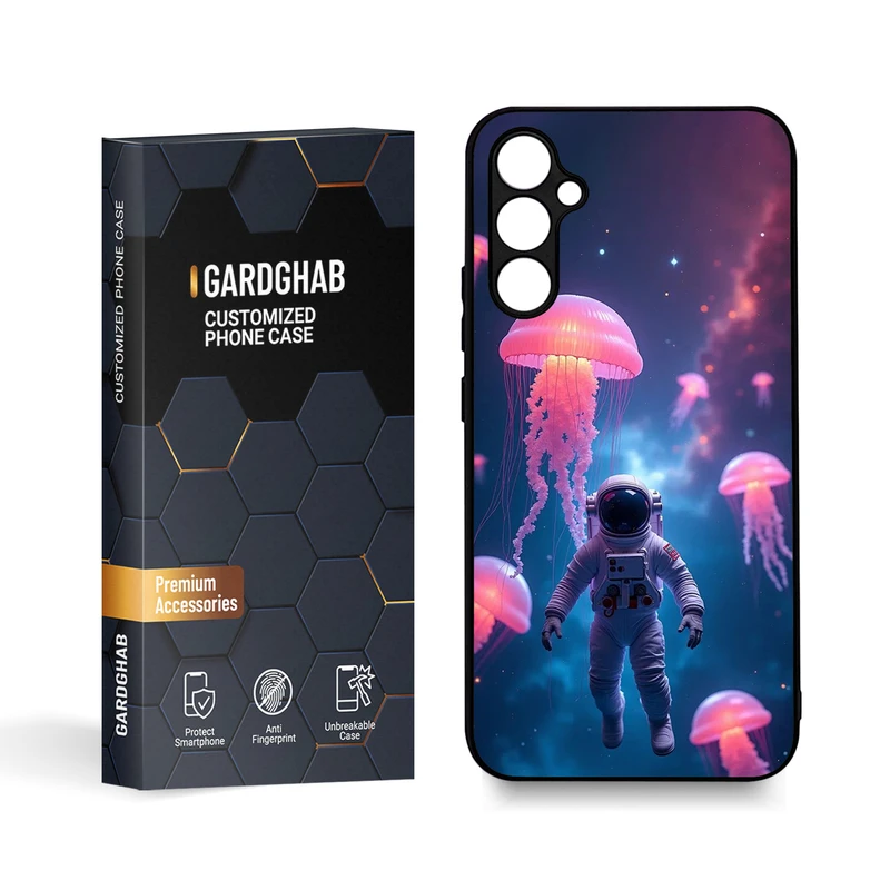 کاور گارد قاب مدل دورژله ای کهکشان مناسب برای گوشی موبایل سامسونگ Galaxy A34