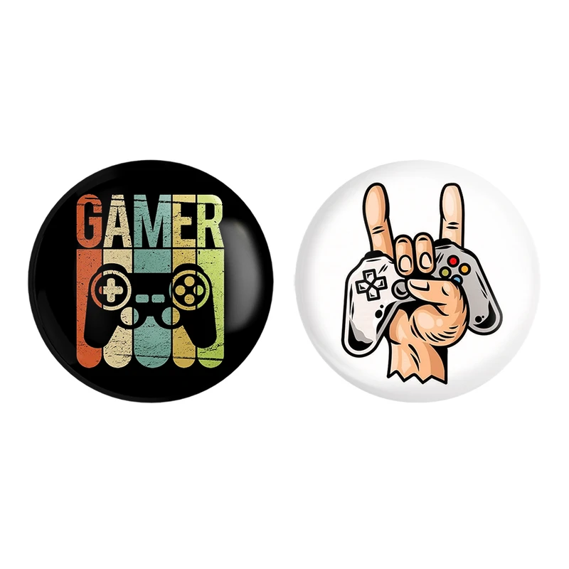 مگنت خندالو طرح گیمر GAMER کد 38863887 مجموعه 2 عددی