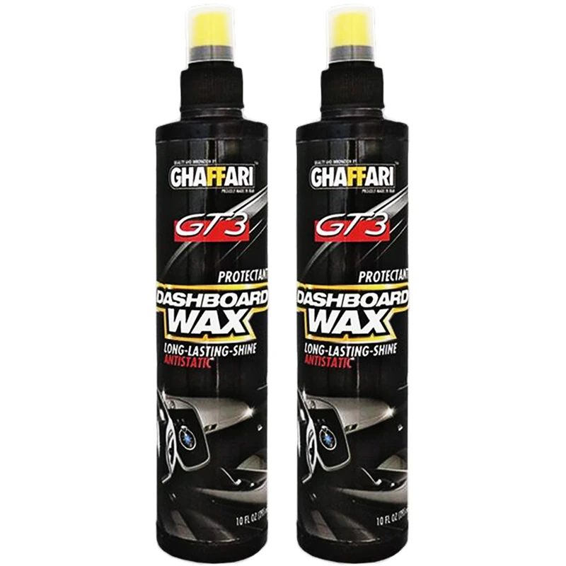 واکس داشبورد خودرو غفاری مدل GT3 حجم 295 میلی لیتر بسته 2 عددی