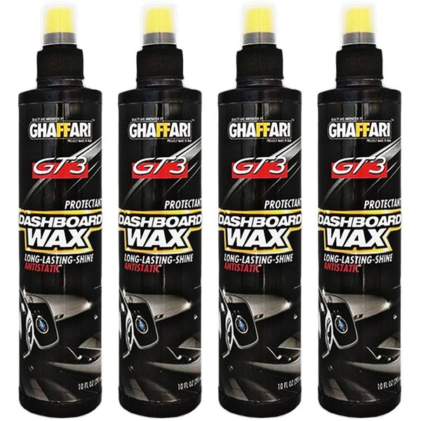 واکس داشبورد خودرو غفاری مدل GT3 حجم 295 میلی لیتر بسته 4 عددی