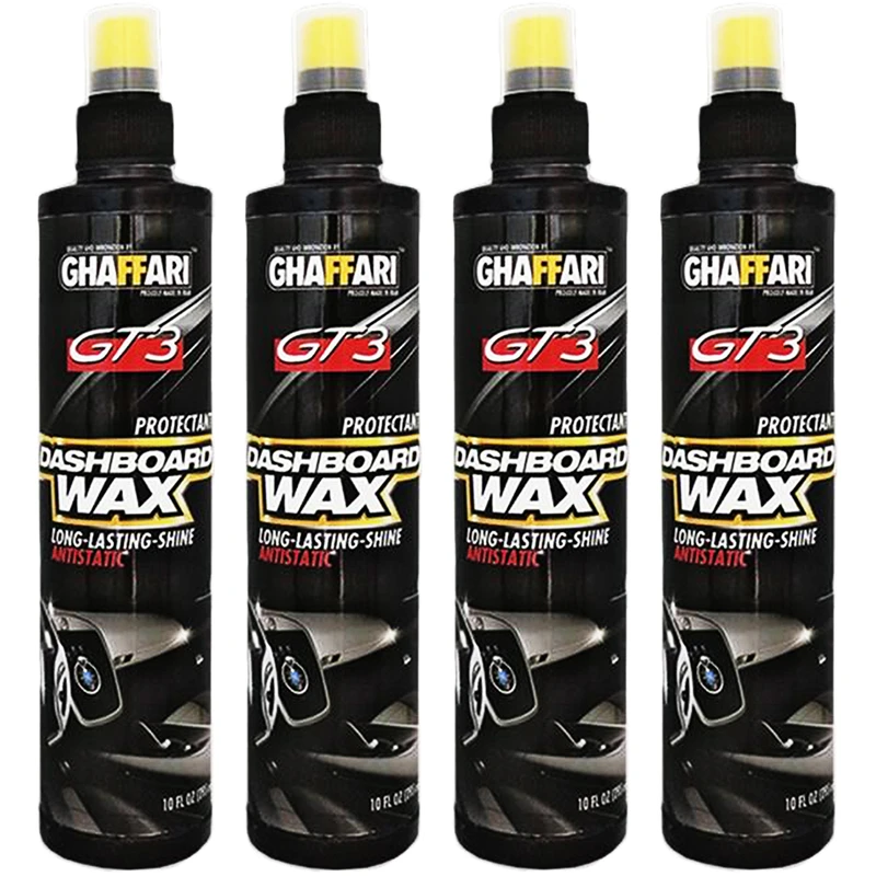 واکس داشبورد خودرو غفاری مدل GT3 حجم 295 میلی لیتر بسته 4 عددی