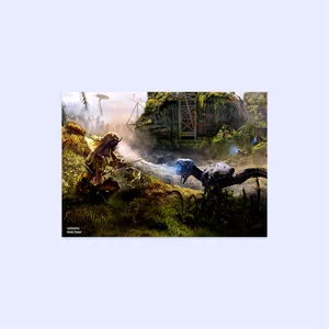 پوستر هومرو مدل فلزی طرح Horizon Zero Down کد PS588