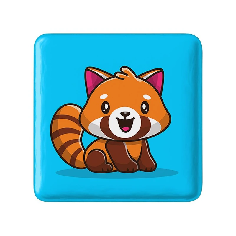 مگنت خندالو مدل حیوانات بامزه پاندای قرمز کد 29636