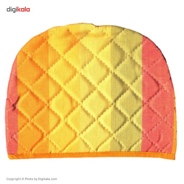 روقوری کتان رزین تاژ طرح رابید صورتی