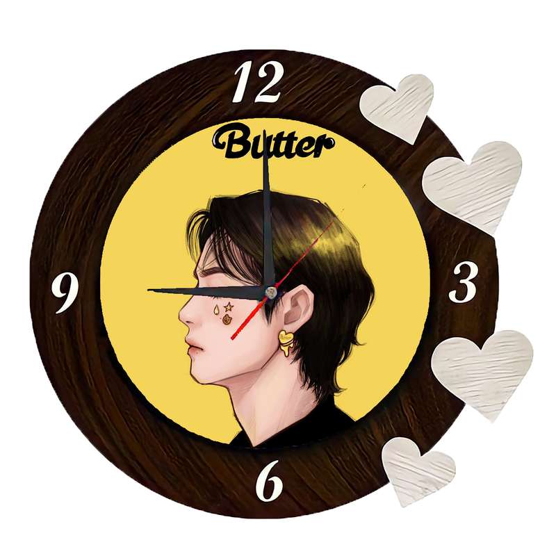 ساعت دیواری مدل BTS Butter 026