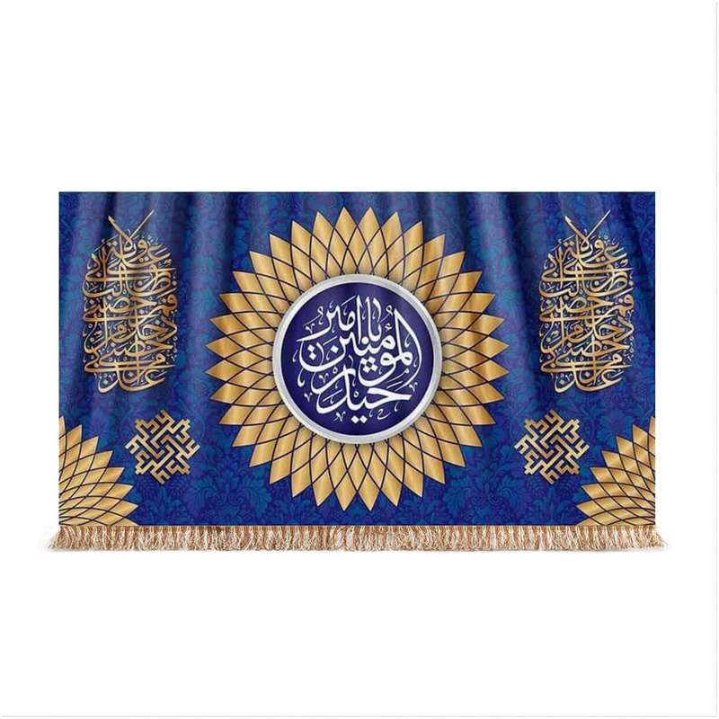 پرچم مدل کتیبه رجب طرح امیرالمومنین حیدر علیه السلام کد 30002209