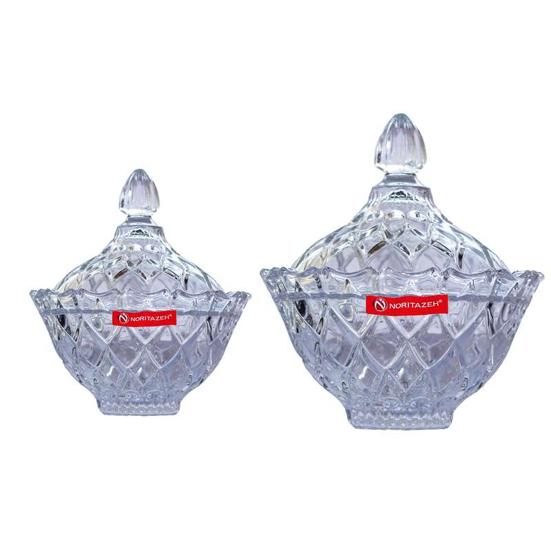 ست قندان نوری تازه مدل پاریس مجموعه 2 عددی