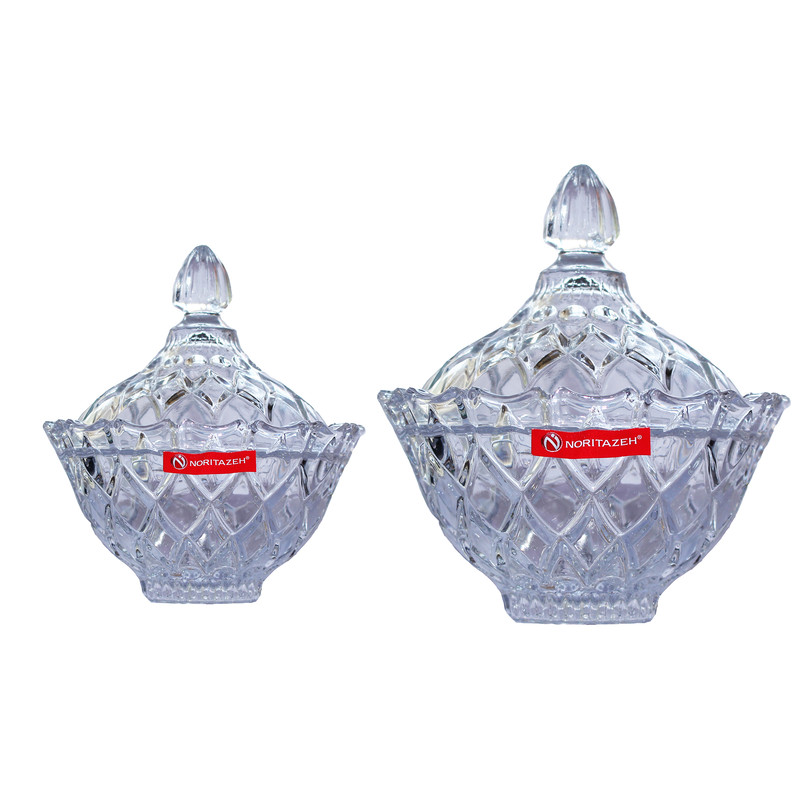 ست قندان نوری تازه مدل پاریس مجموعه 2 عددی