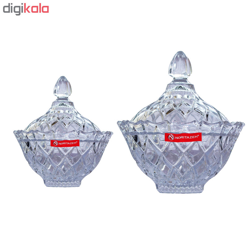 ست قندان نوری تازه مدل پاریس مجموعه 2 عددی