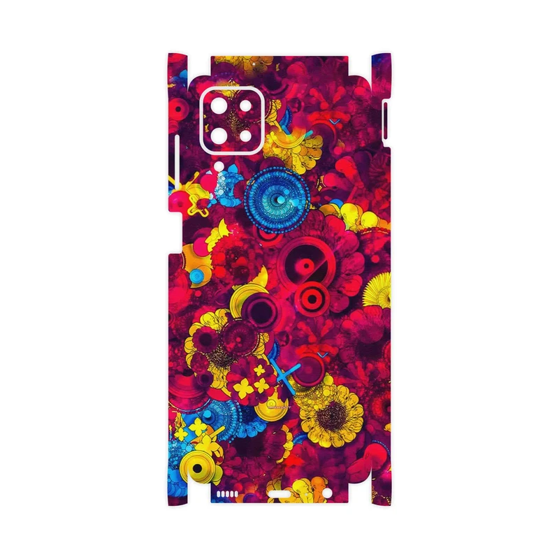 برچسب پوششی ماهوت مدل Vector Flower Garden Digital Art-FullSkin مناسب برای گوشی موبایل سامسونگ Galaxy A12 Nacho