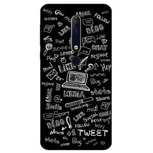Megafone Social Media 1898 Cover For Nokia 6.1