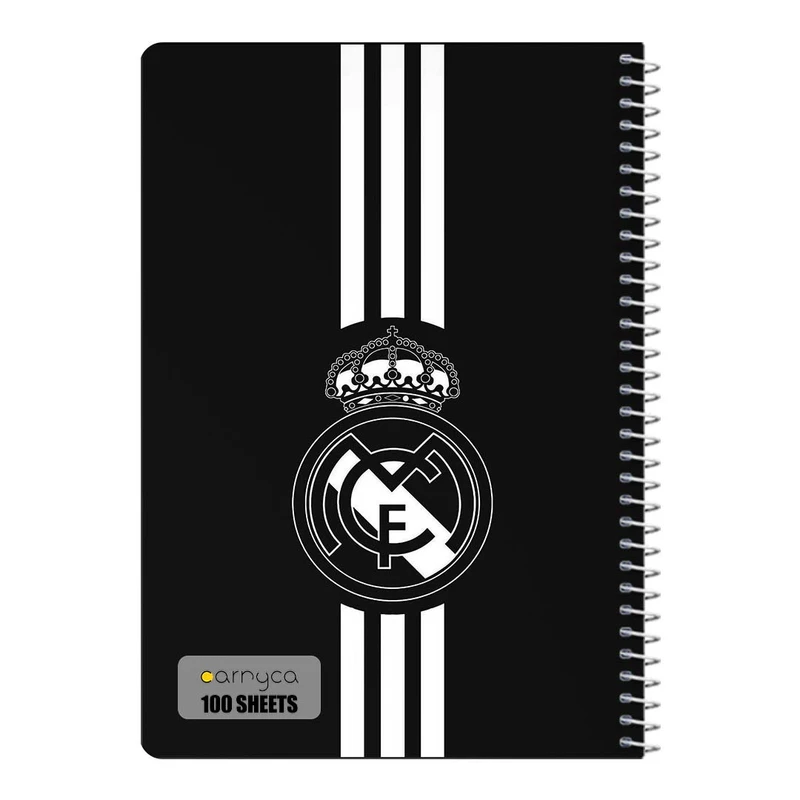 دفتر مشق 100 برگ سیمی کارنیکا طرح رئال مادرید Real Madrid کد 19862