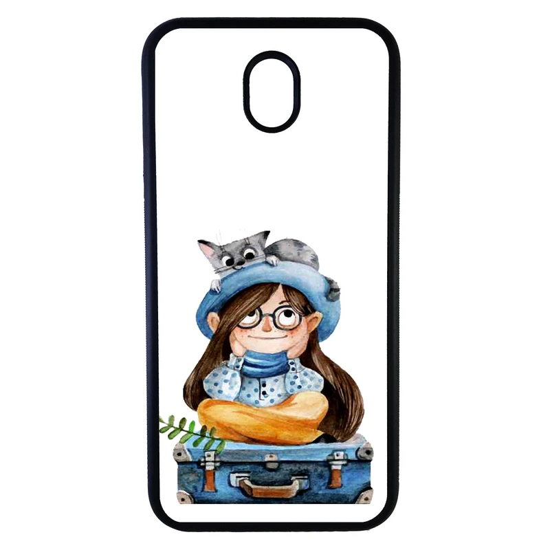 کاور طرح دخترانه مدل 0303 مناسب برای گوشی موبایل سامسونگ galaxy j3 pro