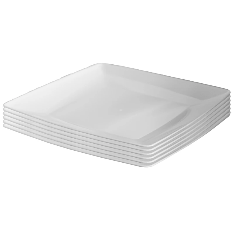 بشقاب غذاخوری یکبار مصرف مدل لوکس کد TST-BOSHGHAAB-C020--DLGHT-T53 بسته 6 عددی