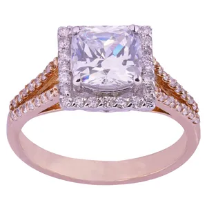 انگشتر طلا 18 عیار زنانه مدل FL 01095