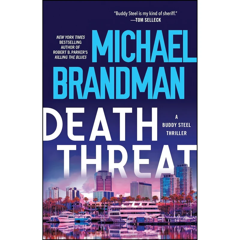کتاب Death Threat  اثر Michael Brandman انتشارات Poisoned Pen Press