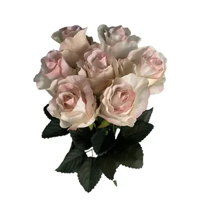 گل مصنوعی مدل رز بسته 7 عددی