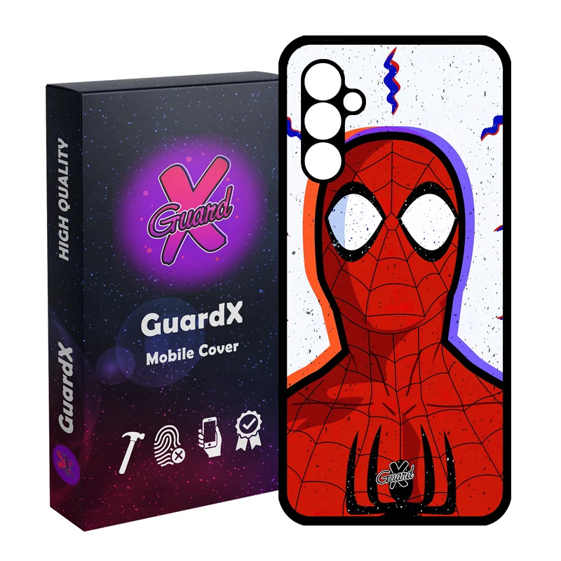 کاور گارد ایکس طرح Spider Man مدل Glass10495 مناسب برای گوشی موبایل سامسونگ Galaxy A24/A24 4G/M34 5G